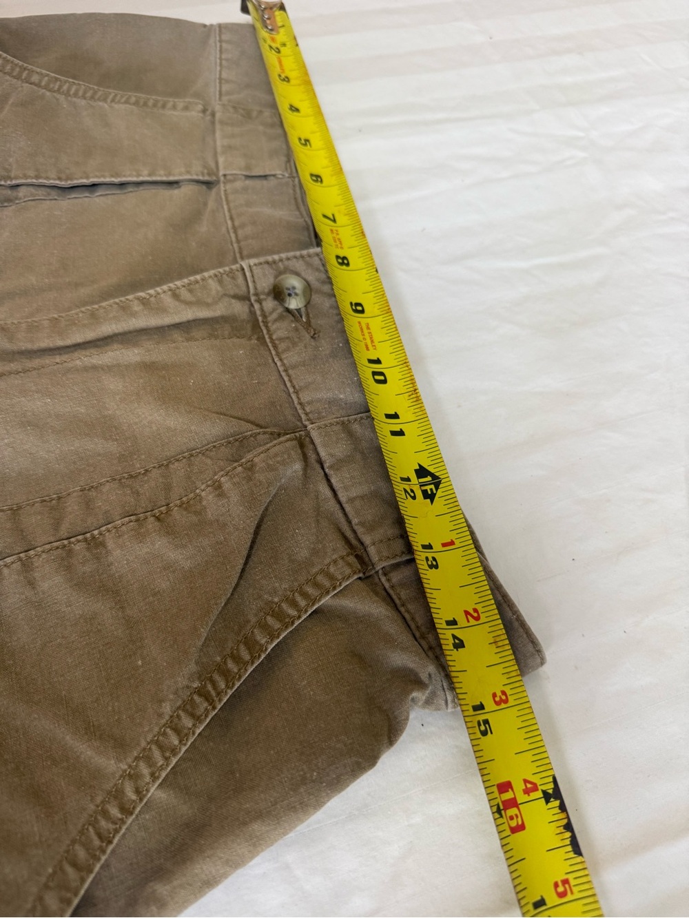 VTG 80s Banana Republic Travel Safari Cargo Shorts 29 British Hong Kong Khaki - Picture 5 of 8